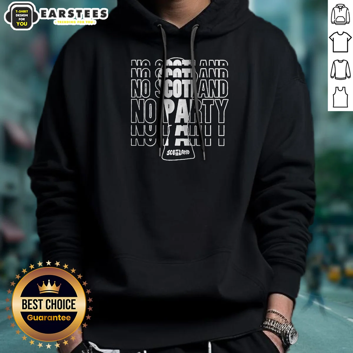 Top No Scotland No Party Scotland Shirt - Image 3