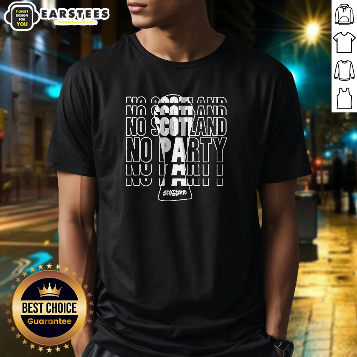 Top No Scotland No Party Scotland Shirt