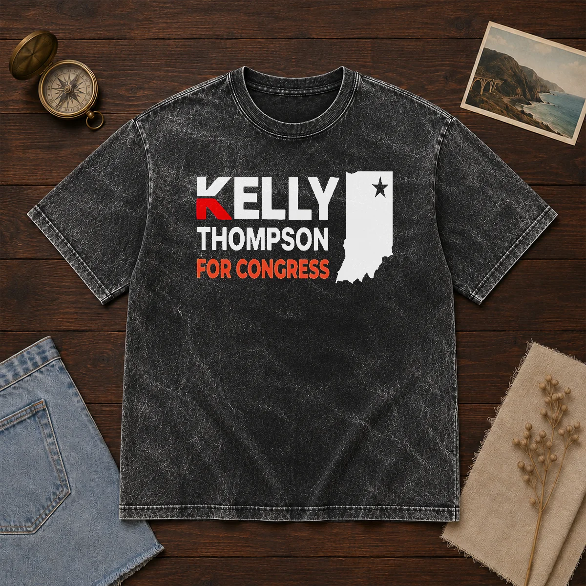 Awesome Kelly Thompson For Congress Shirt - Image 8
