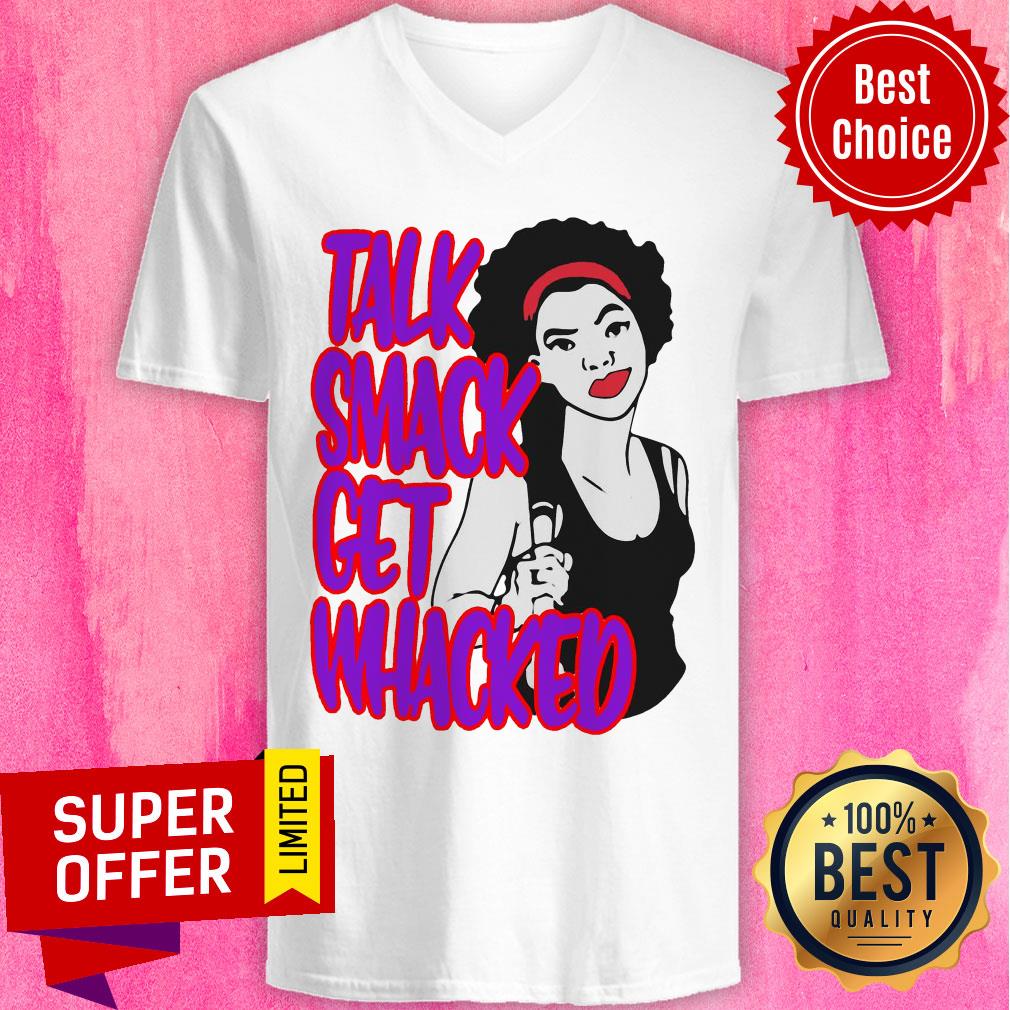 Funny Talk Smack Get Whacked Shirt - Image 4