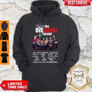 Alternative view of Hot The Bigbang Theory 2007 2020 12 Seasons 279 Episodes Shirt