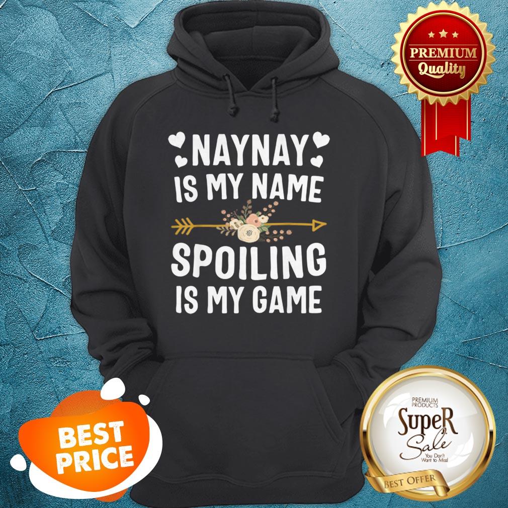 Official Naynay Is My Name Spoiling Is My Game Mothers Day Shirt - Image 2
