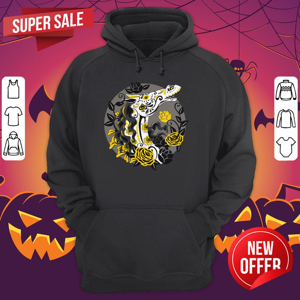 Day Of The Dead Sugar Skull Horse Día De Los Muertos Shirt - Image 3