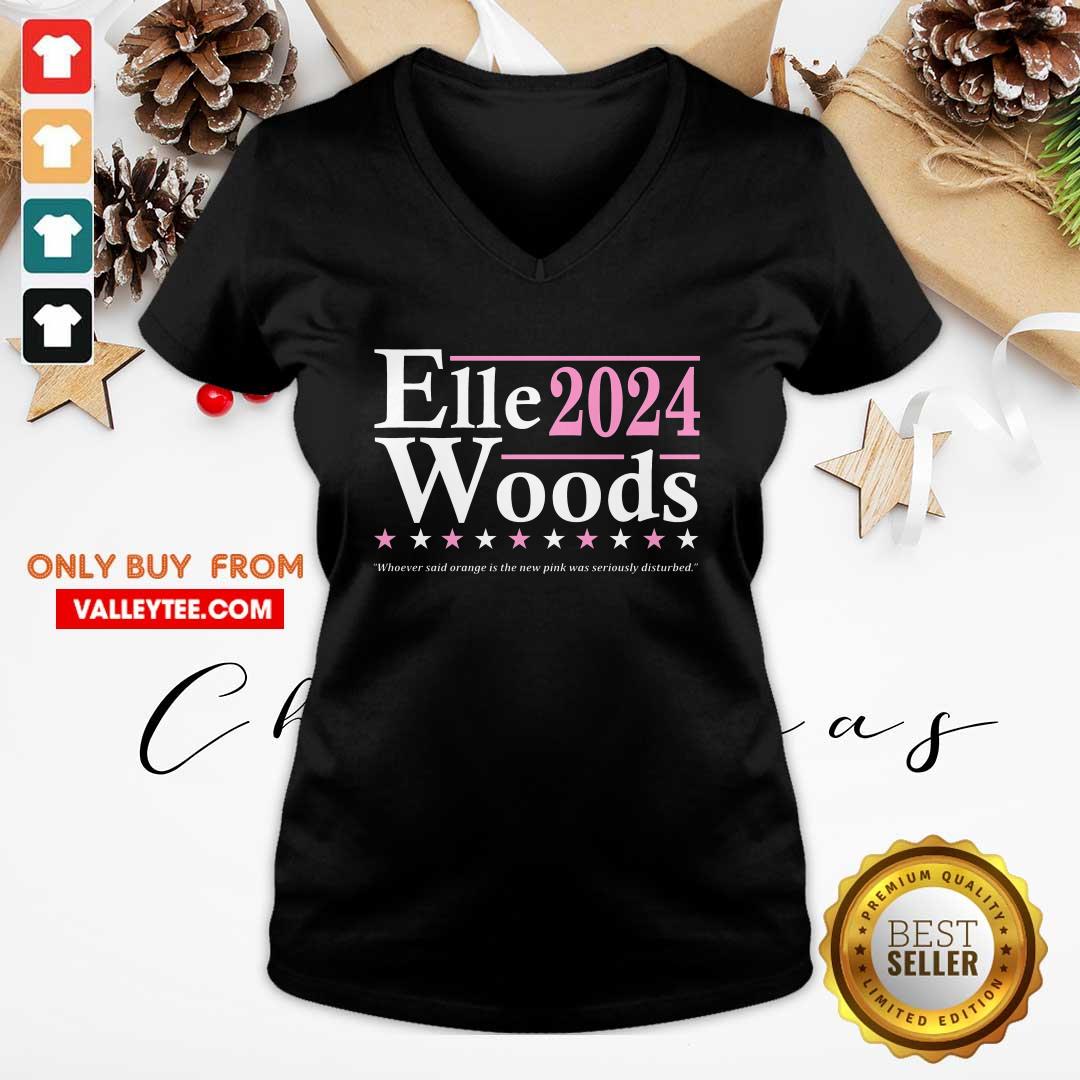 Elle Woods 2024 Whoever Said Orange Is The New Pink Was Seriously Disturbed Shirt - Image 3