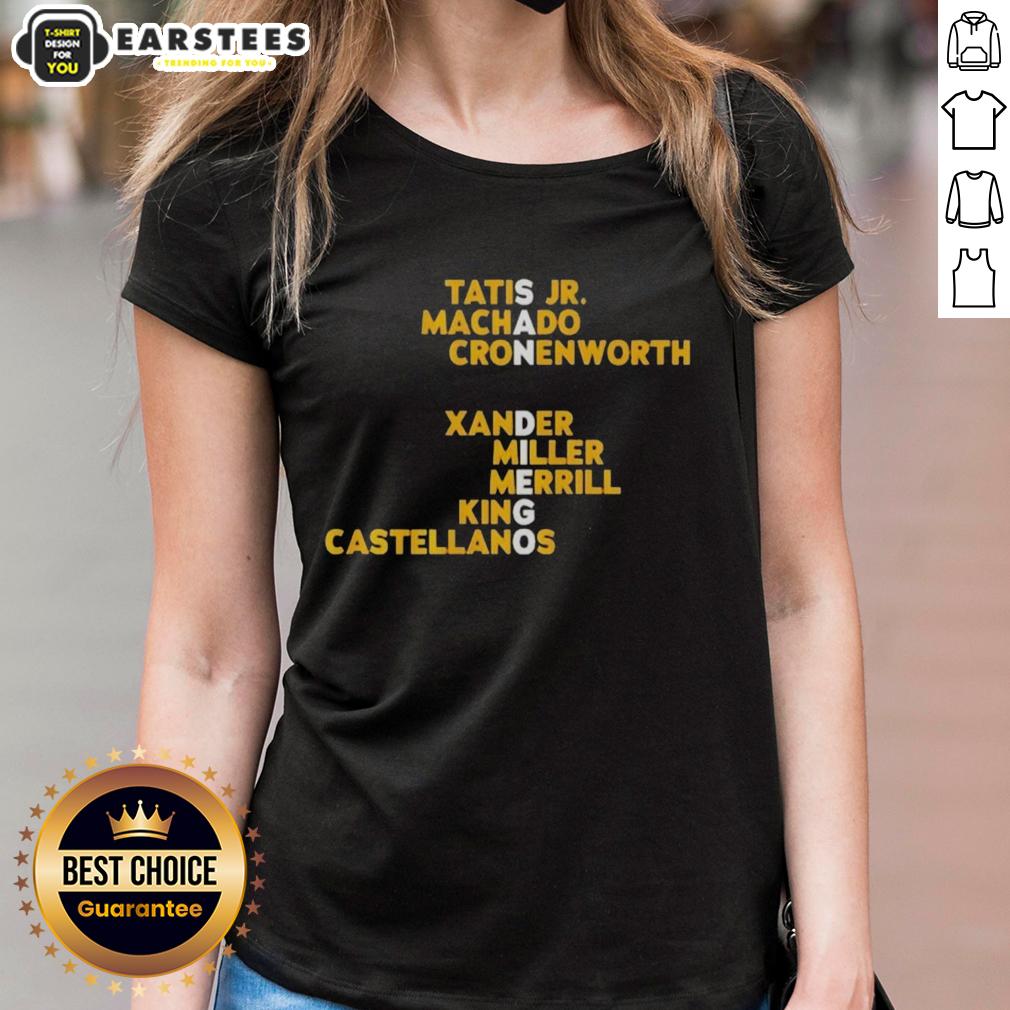 Awesome 2026 San Diego Padres Names Baseball T-Shirt - Image 3