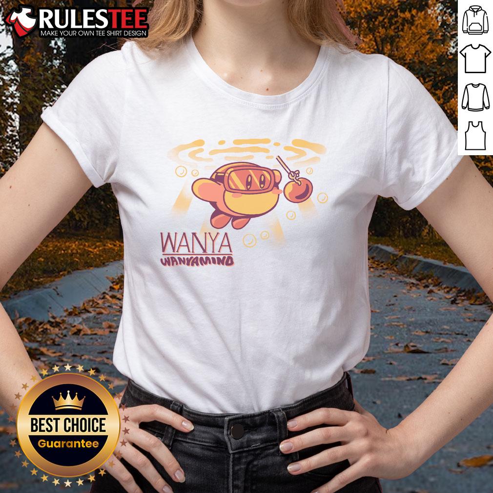 Cute Kirby Wanya Wanyamind T-Shirt - Image 3