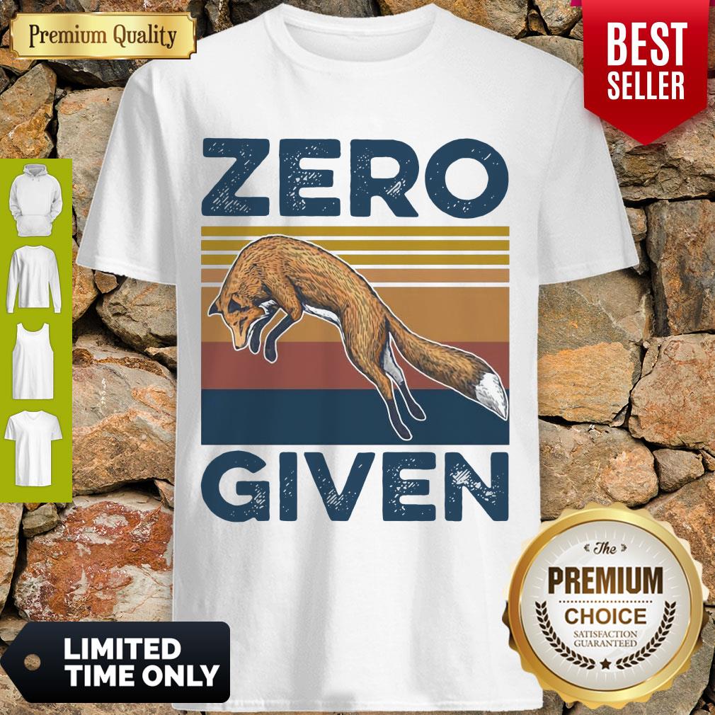 Premium Fox Zero Given Retro Shirt