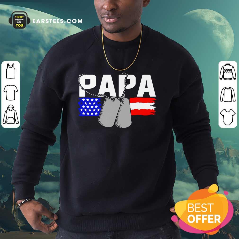 Papa Keychains Shirt - Image 3