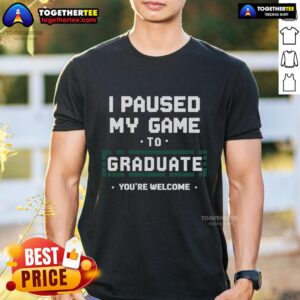 Official Funny Gamer Graduate Graduation T-Shirt