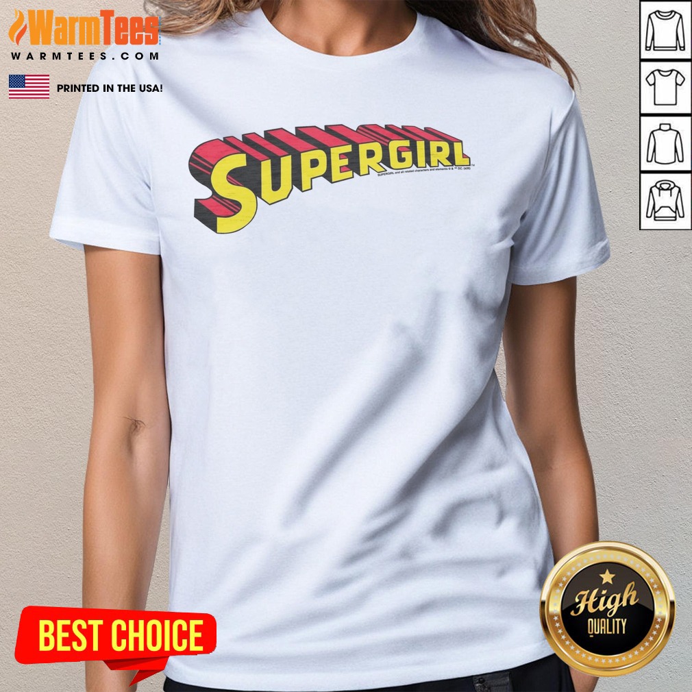 Hot Supergirl Wordmark Shirt - Image 3