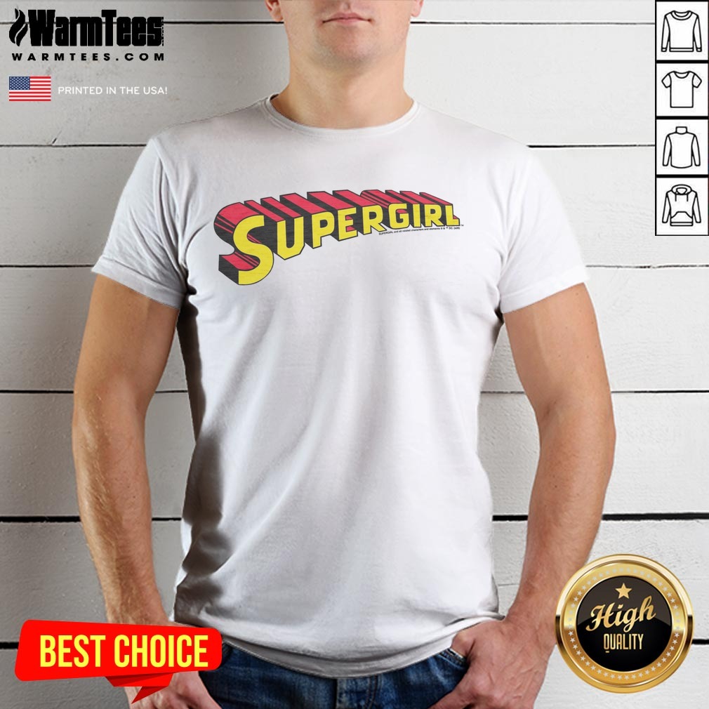 Hot Supergirl Wordmark Shirt
