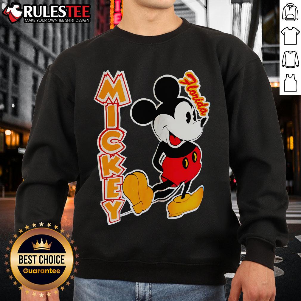 Funny Mickey Florida Cartoon T-Shirt - Image 5