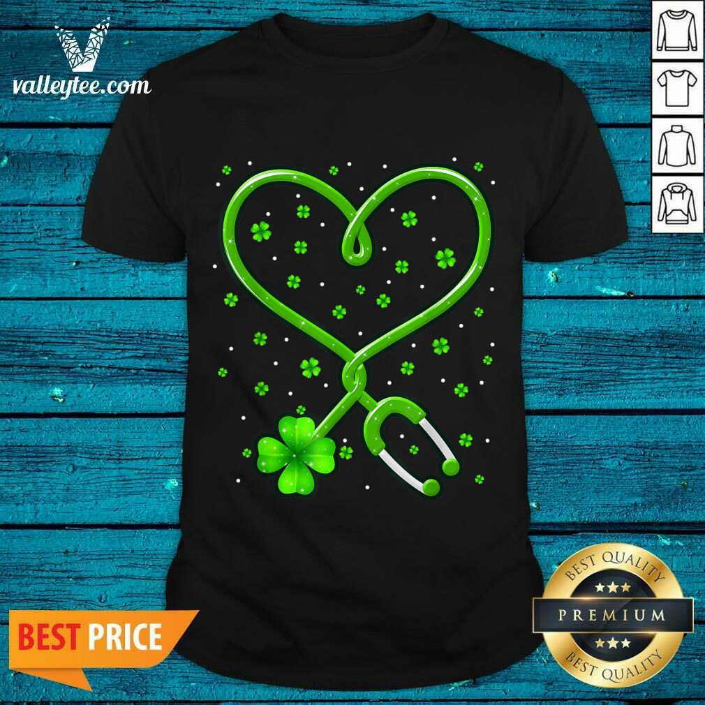 Attractive Nurse Shamrock St Patricks Day Shirt
