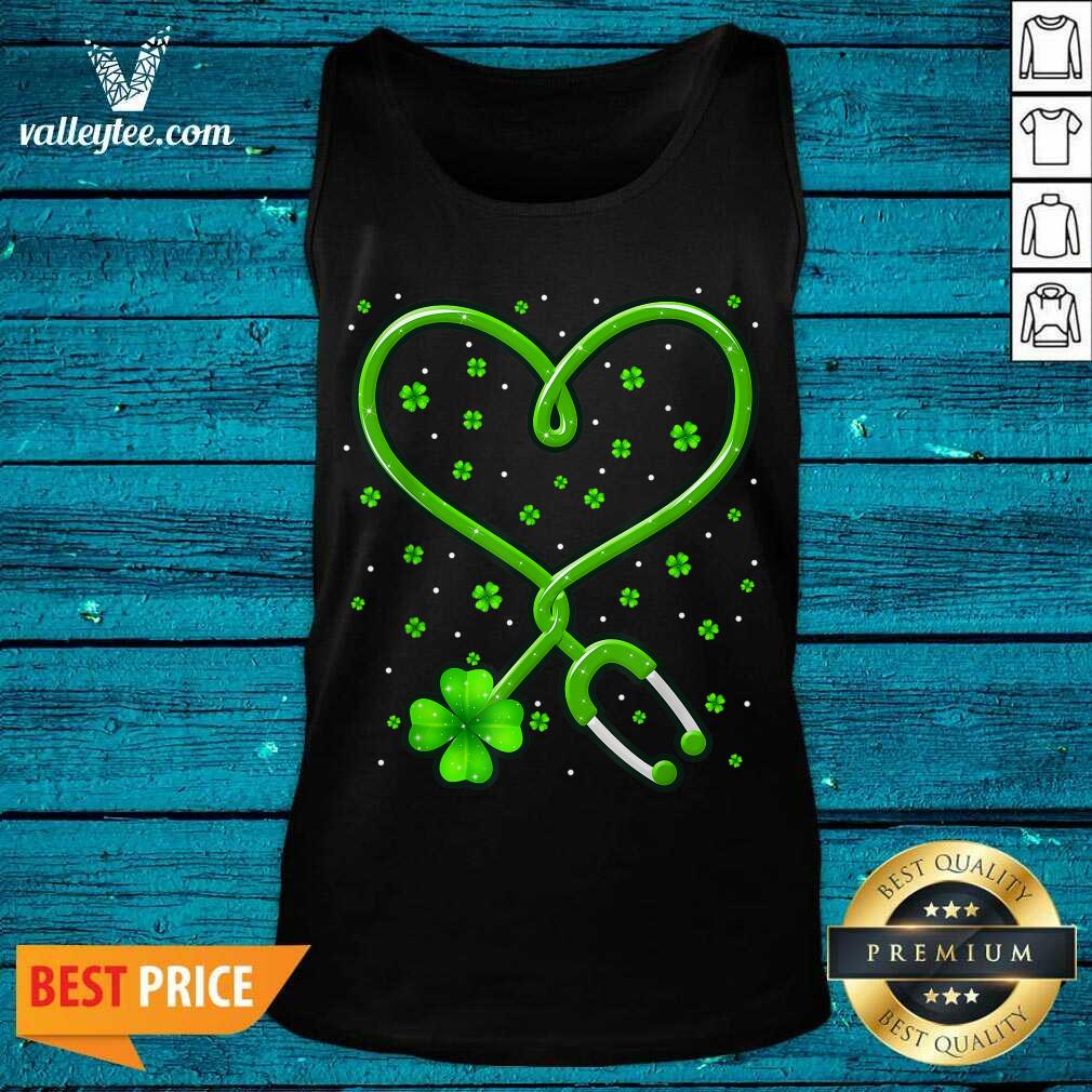 Attractive Nurse Shamrock St Patricks Day Shirt - Image 3