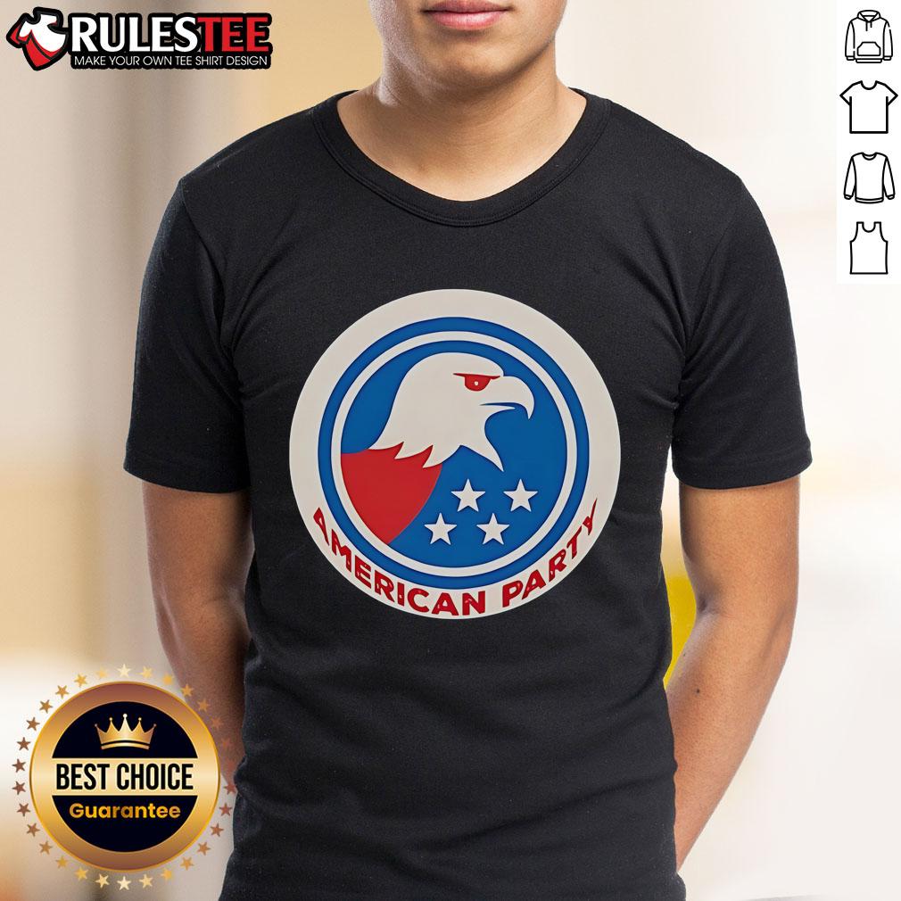 Premium Elon Musk American Party Eagle Logo T-Shirt