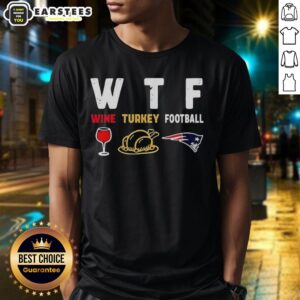 Premium Wine Turkey New England Patriots Football Thanksgiving T-Shirt