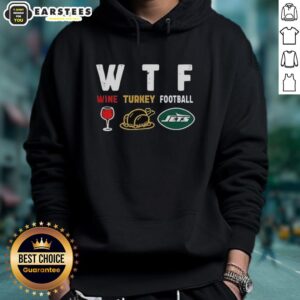 Alternative view of Premium Wine Turkey New York Jets Football Thanksgiving T-Shirt
