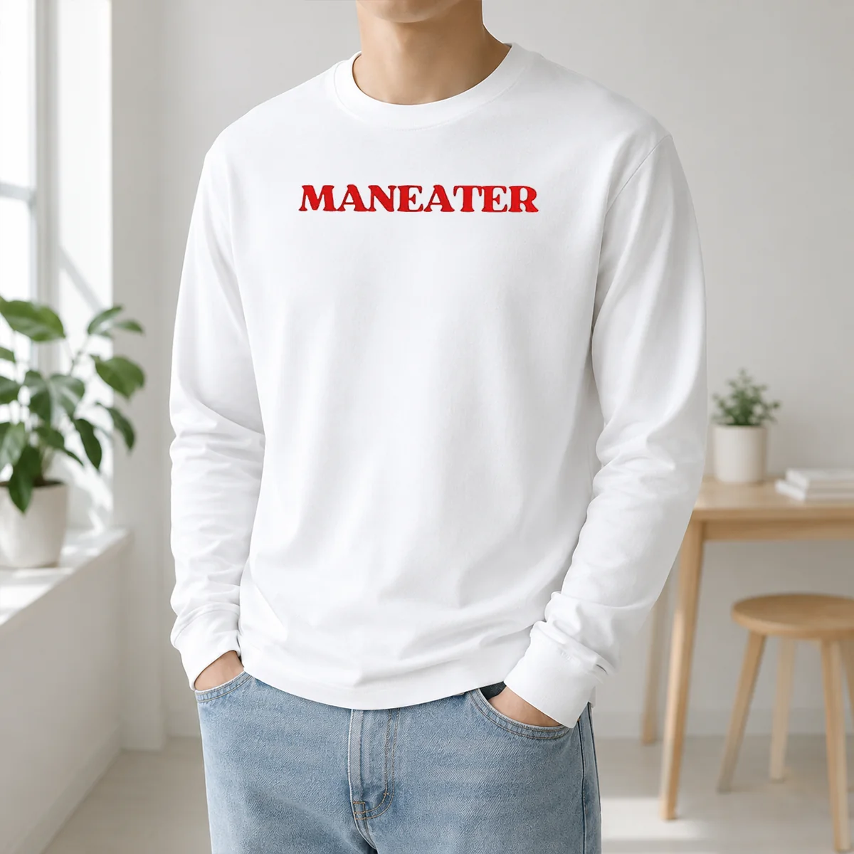 Official Nice Maneater Hall And Oates 1982 Shirt - Image 5