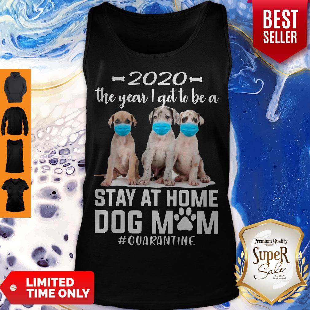 Hot 2020 The Year I Got To Be A Stay At Home Labrador Dog Mom Quarantine Shirt - Image 5