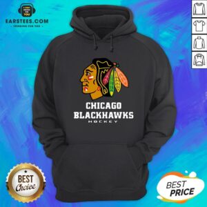 Alternative view of Good Logo NHL Chicago Blackhawks Hockey T-Shirt