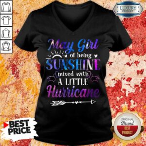 Alternative view of May Girl Sunshine A Little Hurricane Shirt