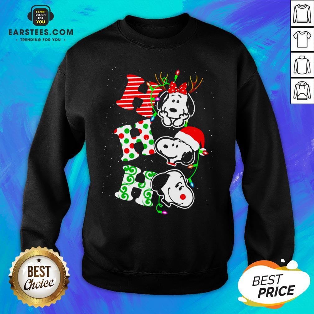 Original Snoopy Ho Ho Ho Christmas 2020 Shirt - Image 2