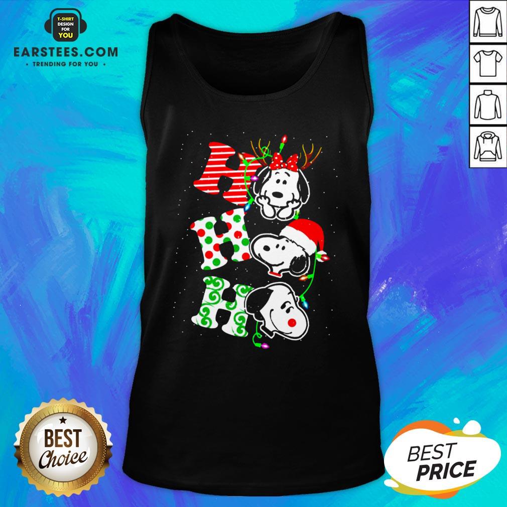 Original Snoopy Ho Ho Ho Christmas 2020 Shirt - Image 5