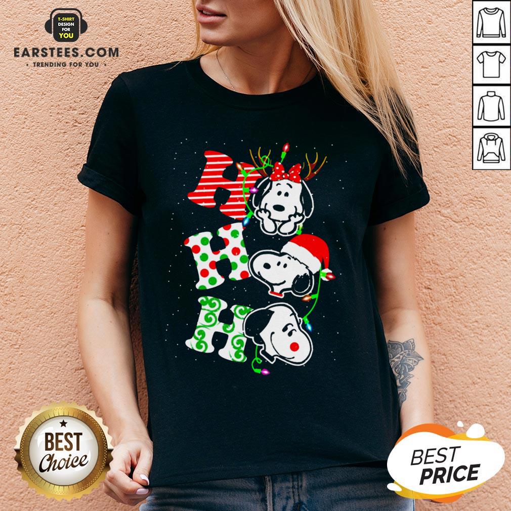 Original Snoopy Ho Ho Ho Christmas 2020 Shirt - Image 4