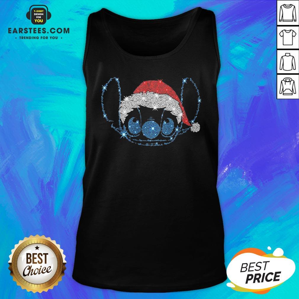 Pretty Stitch Santa Happy Christmas Shirt - Image 4