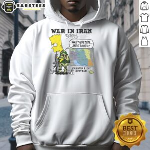 Alternative view of Official War In Iran Thanks A Lot Epstein T-Shirt