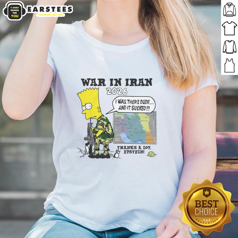 Official War In Iran Thanks A Lot Epstein T-Shirt - Image 3