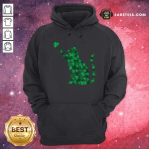 Alternative view of Premium Happy Saint Patricks Day Shamrock Cat Shirt