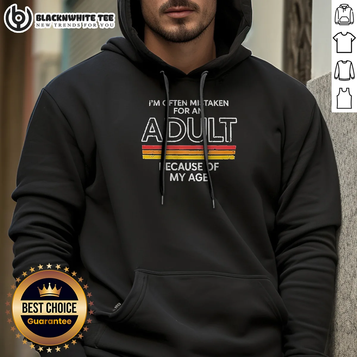 Pretty Hot Im Often Mistaken For An Adult Because Of My Age Shirt - Image 3