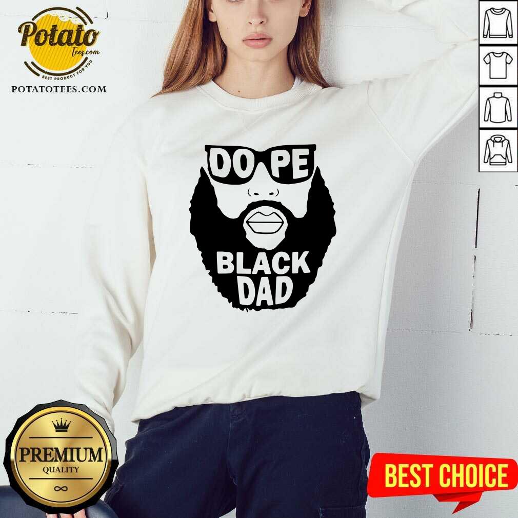 Official Dope Black Dad Shirt - Image 4