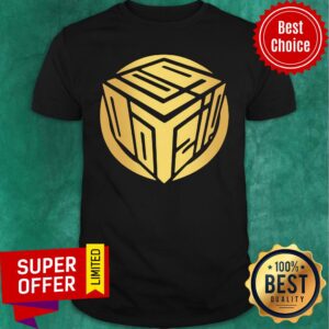 Top Logdotzip Merch Gold Foil Shirt