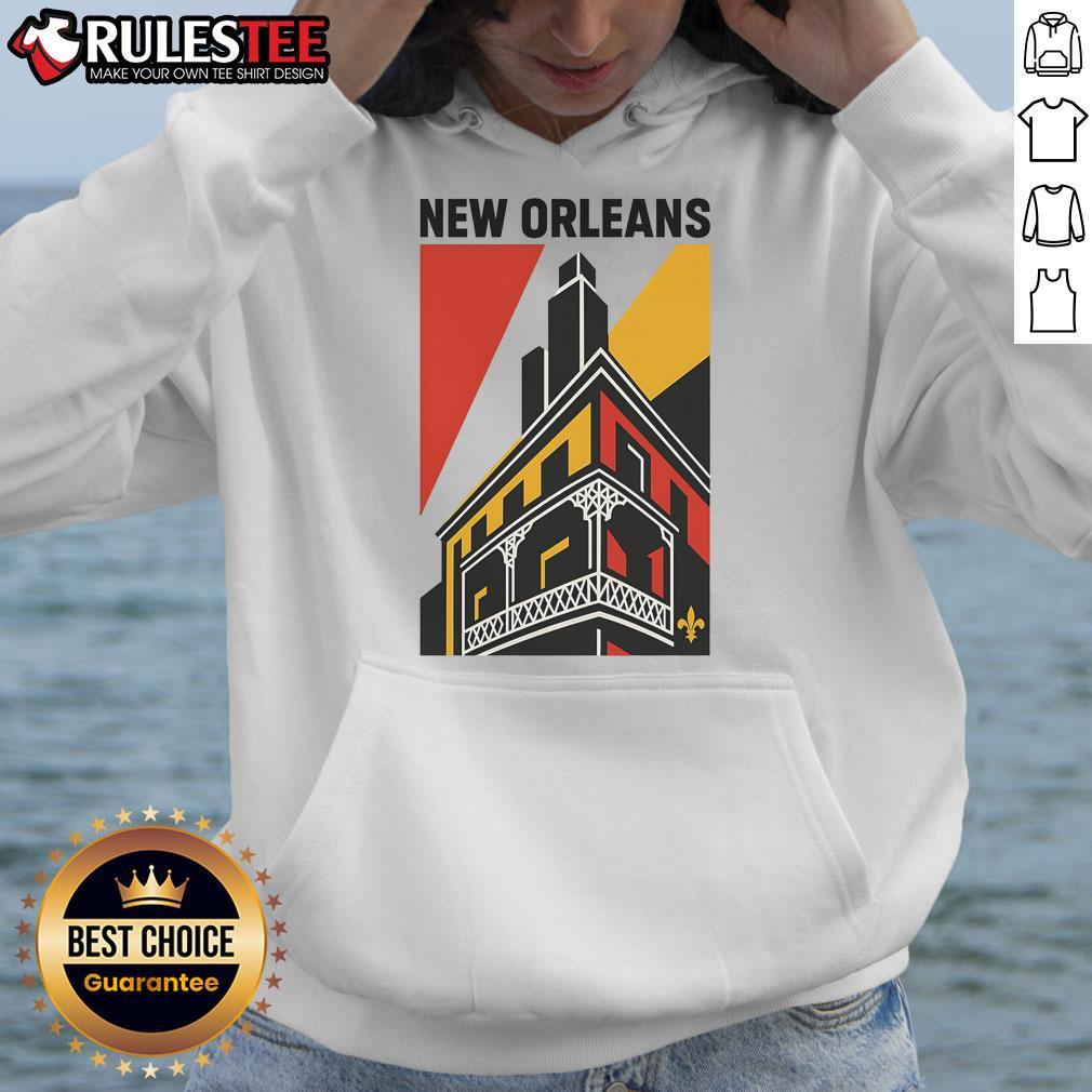 Awesome New Orleans Art Deco T-Shirt - Image 2