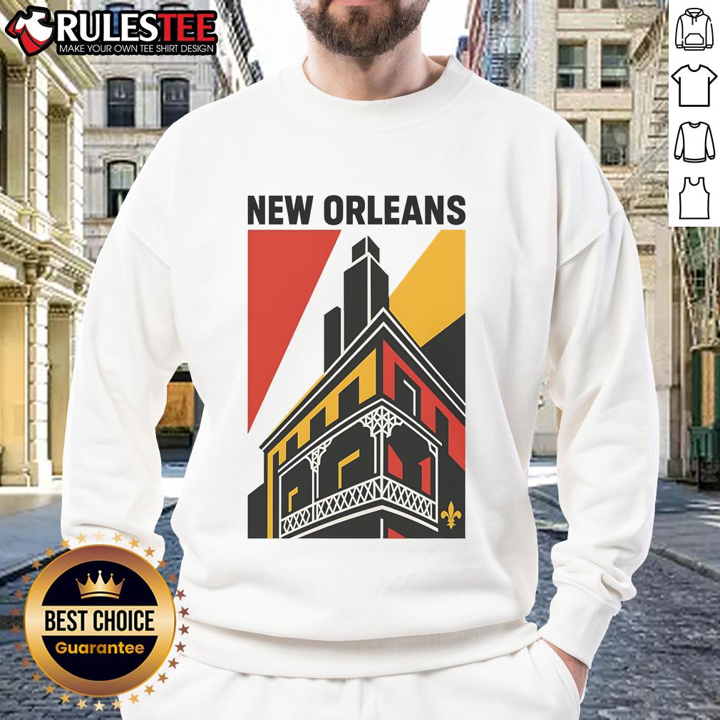 Awesome New Orleans Art Deco T-Shirt - Image 5