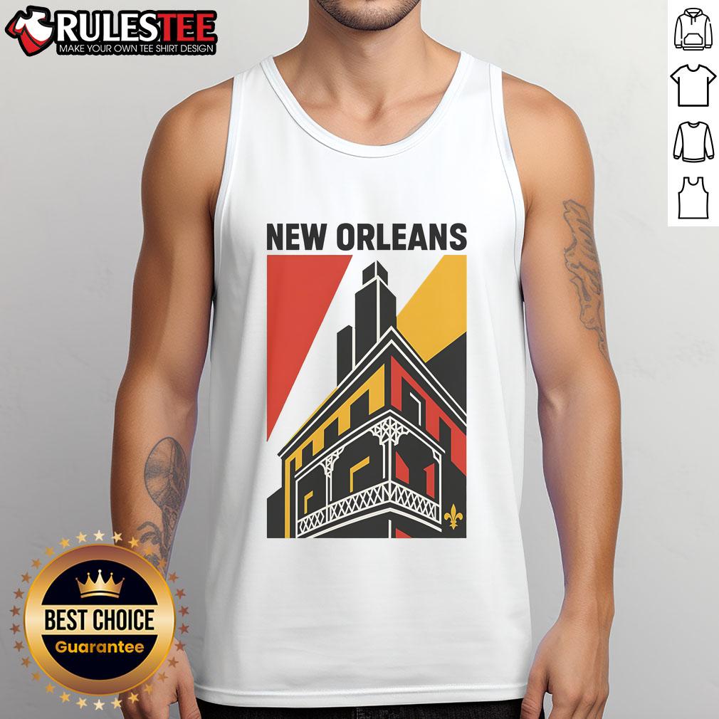 Awesome New Orleans Art Deco T-Shirt - Image 4