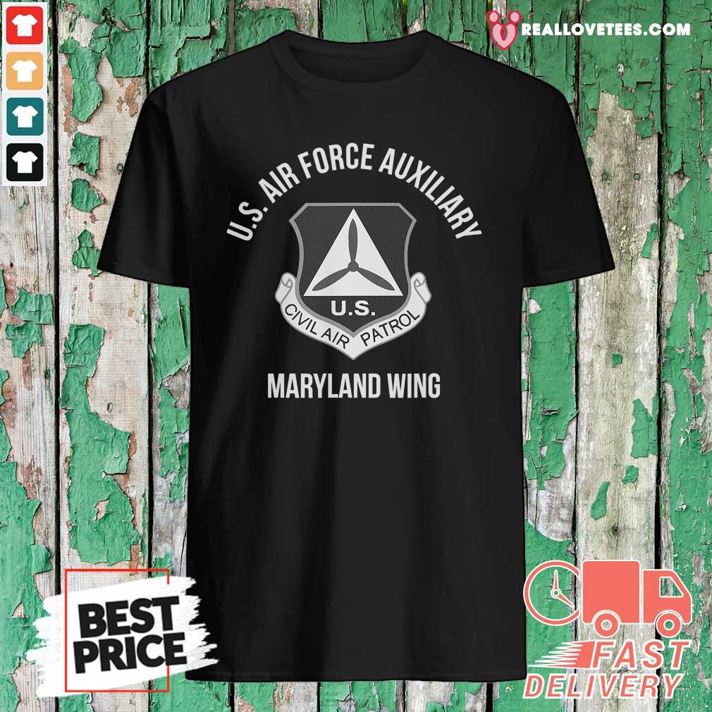 Love U.S Air force auxiliary Maryland Wing Civil Air Patrol Shirt
