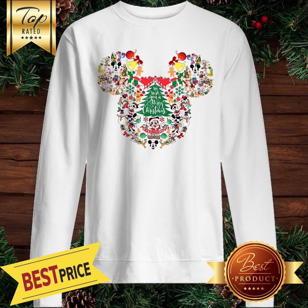 Mickey Noel We Wish You A Merry Christmas Shirt - Image 4