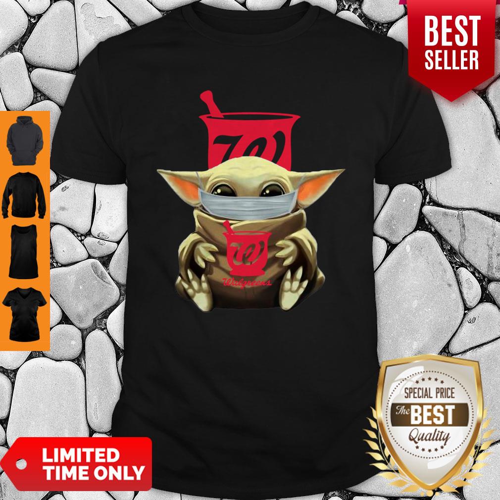 Pretty Baby Yoda Mask Hug Walgreens Shirt