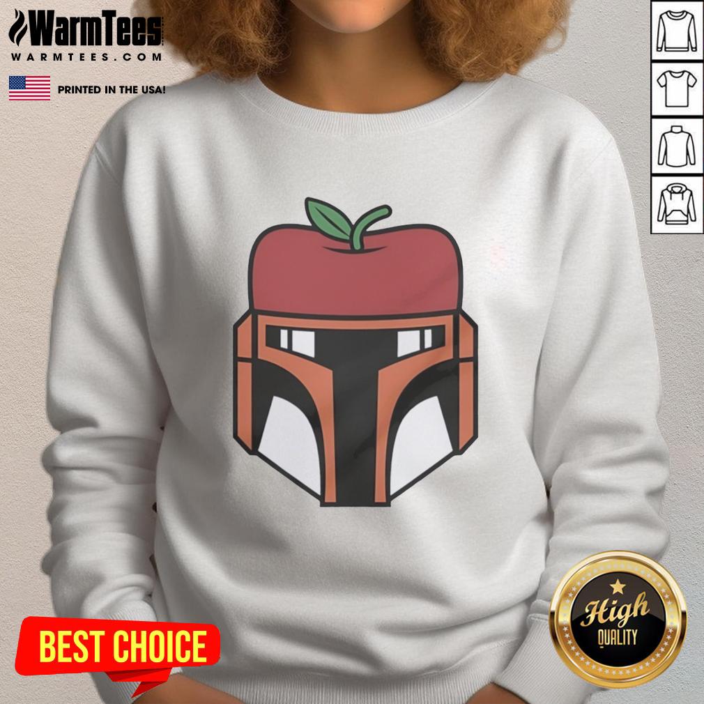 Official Boba Fett From Star Wars New York Mets Apple Logo T-Shirt - Image 5