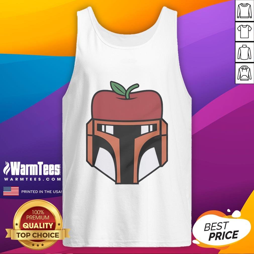 Official Boba Fett From Star Wars New York Mets Apple Logo T-Shirt - Image 4