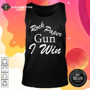 Alternative view of Awesome Rock Paper Gun I Win Shirt