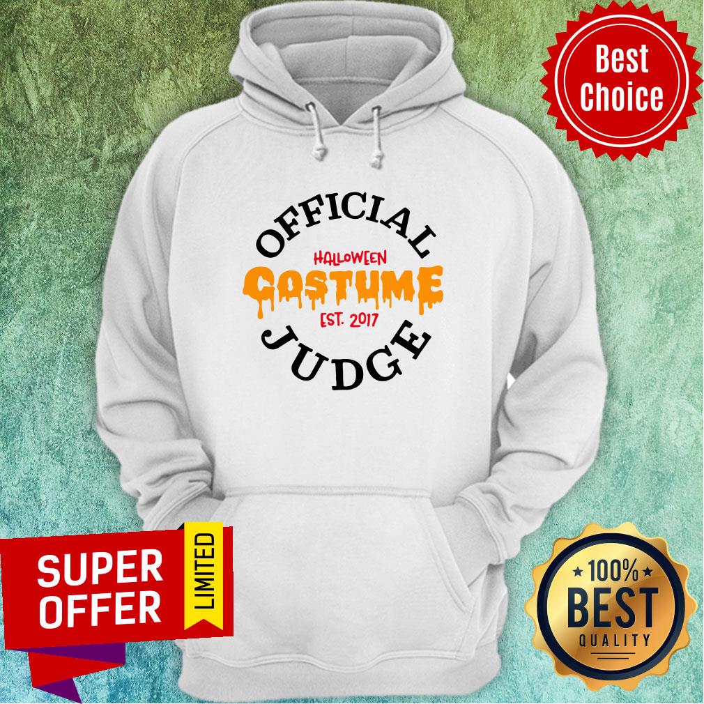 Official Halloween Costume Est 2017 Judge Shirt - Image 3
