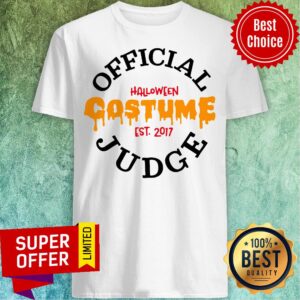 Official Halloween Costume Est 2017 Judge Shirt