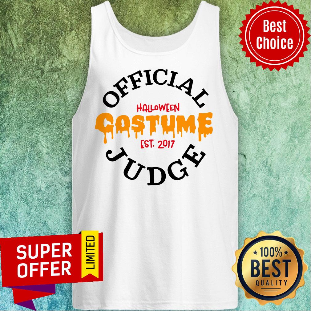 Official Halloween Costume Est 2017 Judge Shirt - Image 5