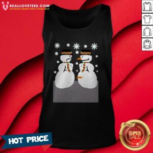 Alternative view of Cute 2020 Snowman Nose Thief Ugly Christmas Shirt
