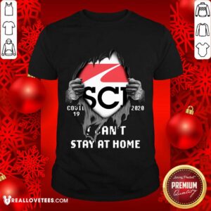 Hot Blood Inside Me SCI Technology 2020 I Cant Stay At Home Shirt