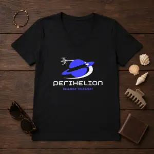 Alternative view of Nice Perihelion Research Transport Geek Shirt